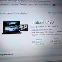 Notebook laptop dell latitude 5490