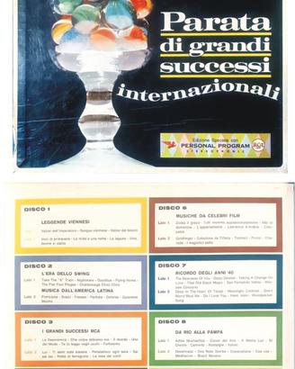 PARATA DI GRANDI SUCCESSI INTERNAZIONALI