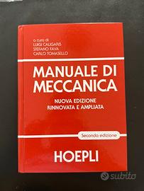 Manuale di Meccanica Hoepli  2ª Edizione Caligaris