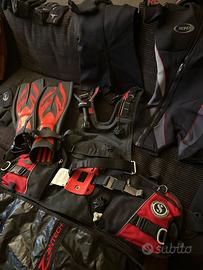 Kit Attrezzatura Sub Completa