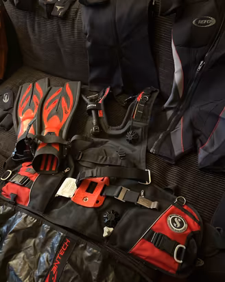 Kit Attrezzatura Sub Completa