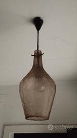Lampadario in vetro 
