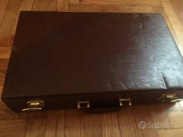 Valigetta 24 ore portadocumenti in vera pelle