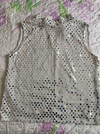 Maglia elegante e luminosa con paillettes