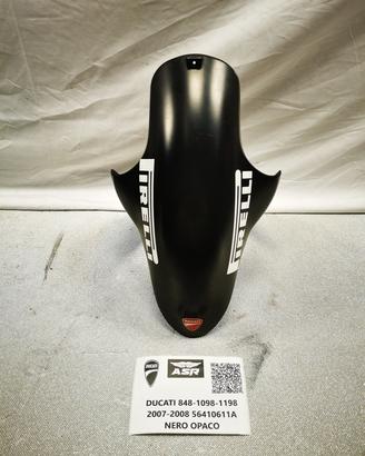 PARAFANGO ANTERIORE ORIGINALE NERO OPACO DUCATI 84