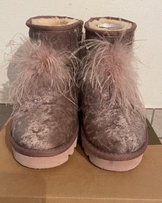 stivaletti con pelo n 36 tipo ugg