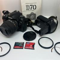 Nikon d70 con accessori