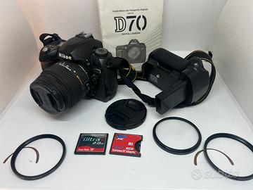 Nikon d70 con accessori