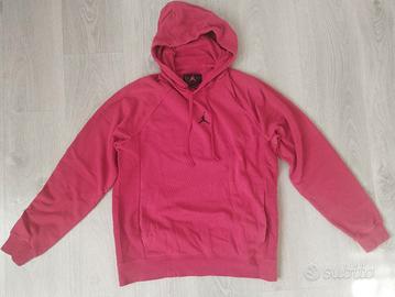 Felpa con Cappuccio Jordan Essential Rossa con Log