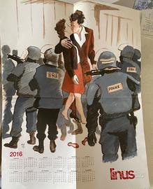 Poster calendario 2016 Linus
