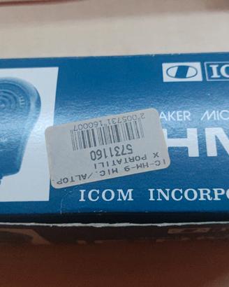 ICOM IC-HM9 microfono altoparlante  vintage nuovo