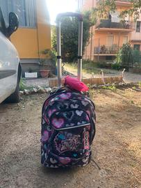 Zaino Seven 2025 con trolley e sacca antipioggia