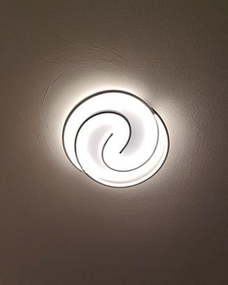 plafoniera led dimerabile con telecomando 