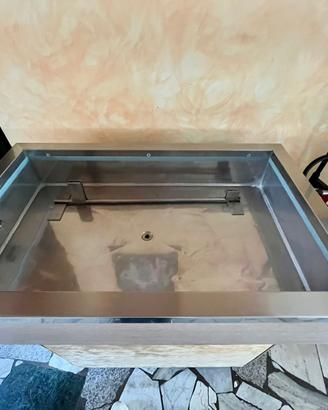 Vasca espositiva da incasso refrigerata