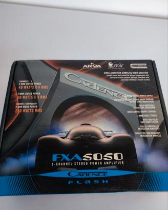 Cadence FXA5050 Amplificatore auto 5 Canali, nuovo