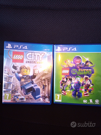 Lego DC supervillains e Lego City Undercover ps4