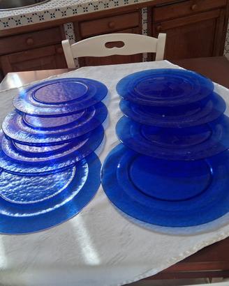Sottopiatti blu