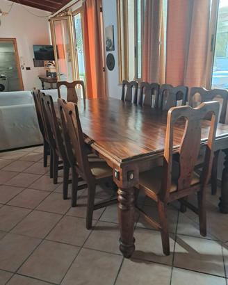 tavolo e 10 sedie