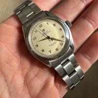 Rolex 6084 34mm semi bubbleback orologio originale