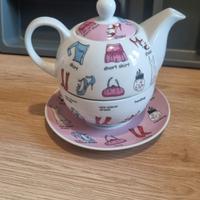Set tazza, teiera e piattino