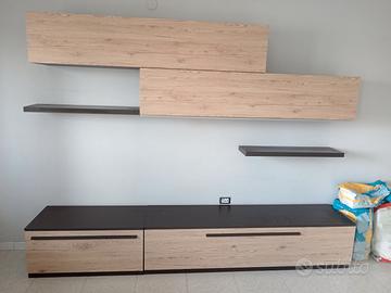 Parete Attrezzata Moderna Design Minimal