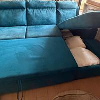 Divano letto Charlotte 3 posti con chaise longue