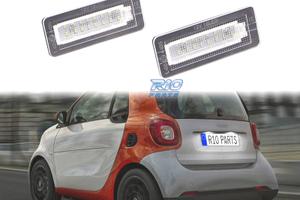 LUCI TARGA A LED PER SMART FORTWO