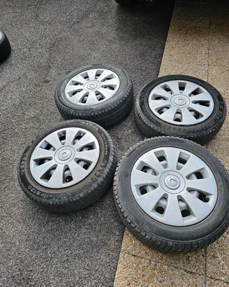 GOMM INVERNALI + CERCHI SMART 185/60r15 165/65r15