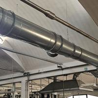 Impianto di aspirazione fumi completo