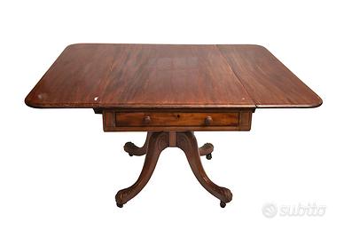 Tavolo a bandelle, inglese, periodo Vittoriano