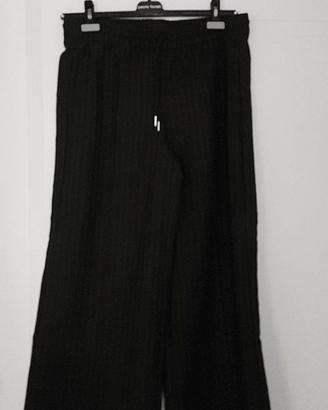 Pantaloni H&M gessati grigio scuro donna