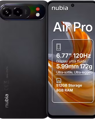 Nubia Air Pro 8 Gb Ram - 512 Rom - Originale