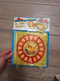 trenino puffi vintage