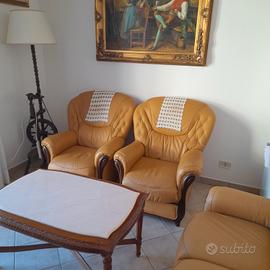 Salotto  in pelle