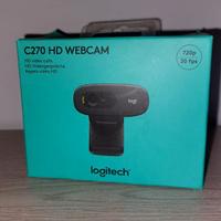 Logitech C270 Webcam HD, 720p/30fps, 