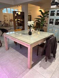 Tavolo quadrato cargo high tech