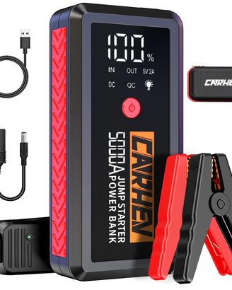 Avviamento Auto, 5000A Avviatore Batteria Auto (Fi