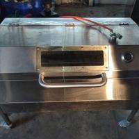 Spiedo carrellato in acciaio inox