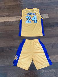 Completo NBA Lakers Kobe Bryant Adidas 10-12 Anni