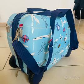 Valigia trolley cavalcabile bambino