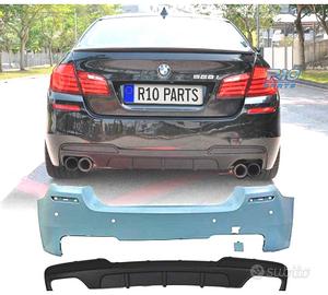 PARAURTI POSTERIORE BMW F10 10-17 DOPPIA USCITA LO