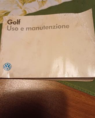 libretto uso e manutenzione golf 2