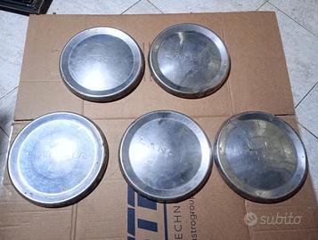 coprimozzo cromati lancia auto d'epoca