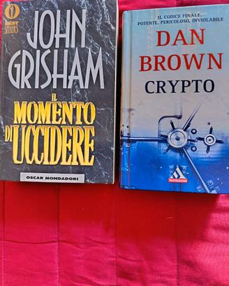 Libri "Il momento di uccidere" e "Crypto"