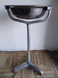 Porta catino e catino acciaio anni 50