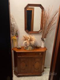 Consolle ingresso con specchio