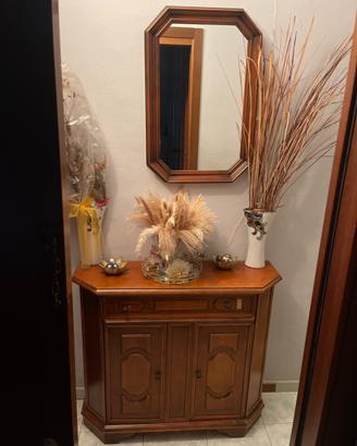 Consolle ingresso con specchio