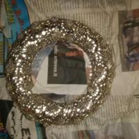 Cornice argento rotonda