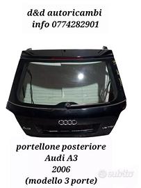 PORTELLONE COFANO POSTERIORE AUDI A3 SPORTBACK