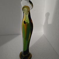 Madonnina in vetro sommerso di Murano